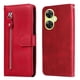 thumbnail image 1 of Funda con Cremallera para OnePlus Nord CE 3 Lite, Carcasa Cartera de Cuero PU con Soporte y Tarjetero, 1 of 6