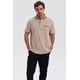 thumbnail image 1 of Polera Hombre Botón Beige, 1 of 4