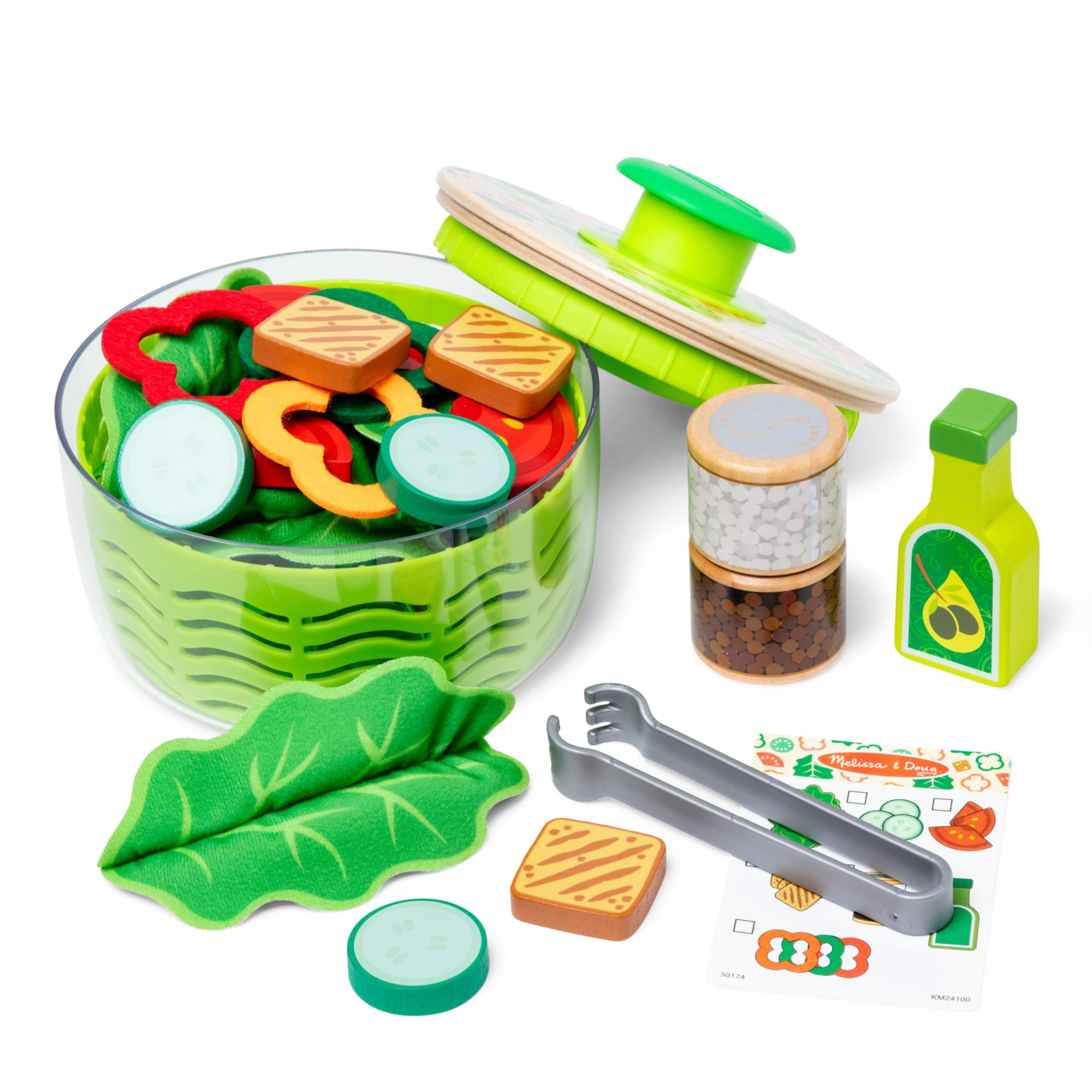 Set De Juego Salad Spinner Melissa & Doug Para Niños Mayores De 3 Años
