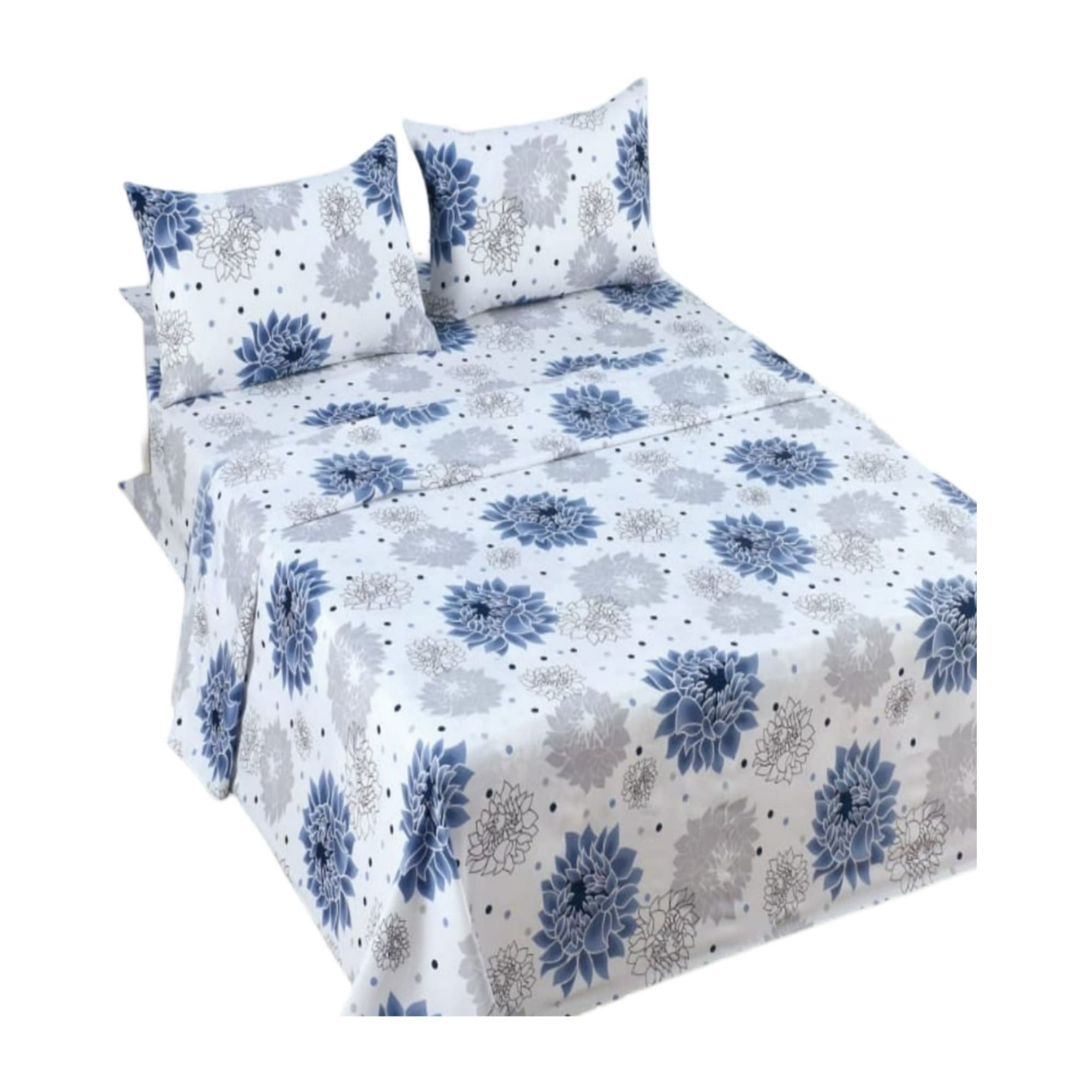 Genérica - Sábana Super King De 200 Hilos Algodón Suave 1n6