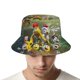 thumbnail image 4 of Huevitos Un Rescate Africano Sombrero bucket para adultos, gorra de protección solar, sombrero de pescador plegable para viajes al aire libre, pesca y actividades de verano, 4 of 6