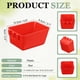 thumbnail image 2 of Uxcell Tazas de Jaula, Comedero para Periquitos de 4.9x3.7x2.4 Pulgadas Accesorios para Jaulas de Pájaros Dispensador de Comida y Agua Colgante, (Rojo, 6 Piezas), 2 of 7