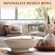 thumbnail image 4 of Cuenco grande decorativo de resina beige YMXYJM, 4 of 9