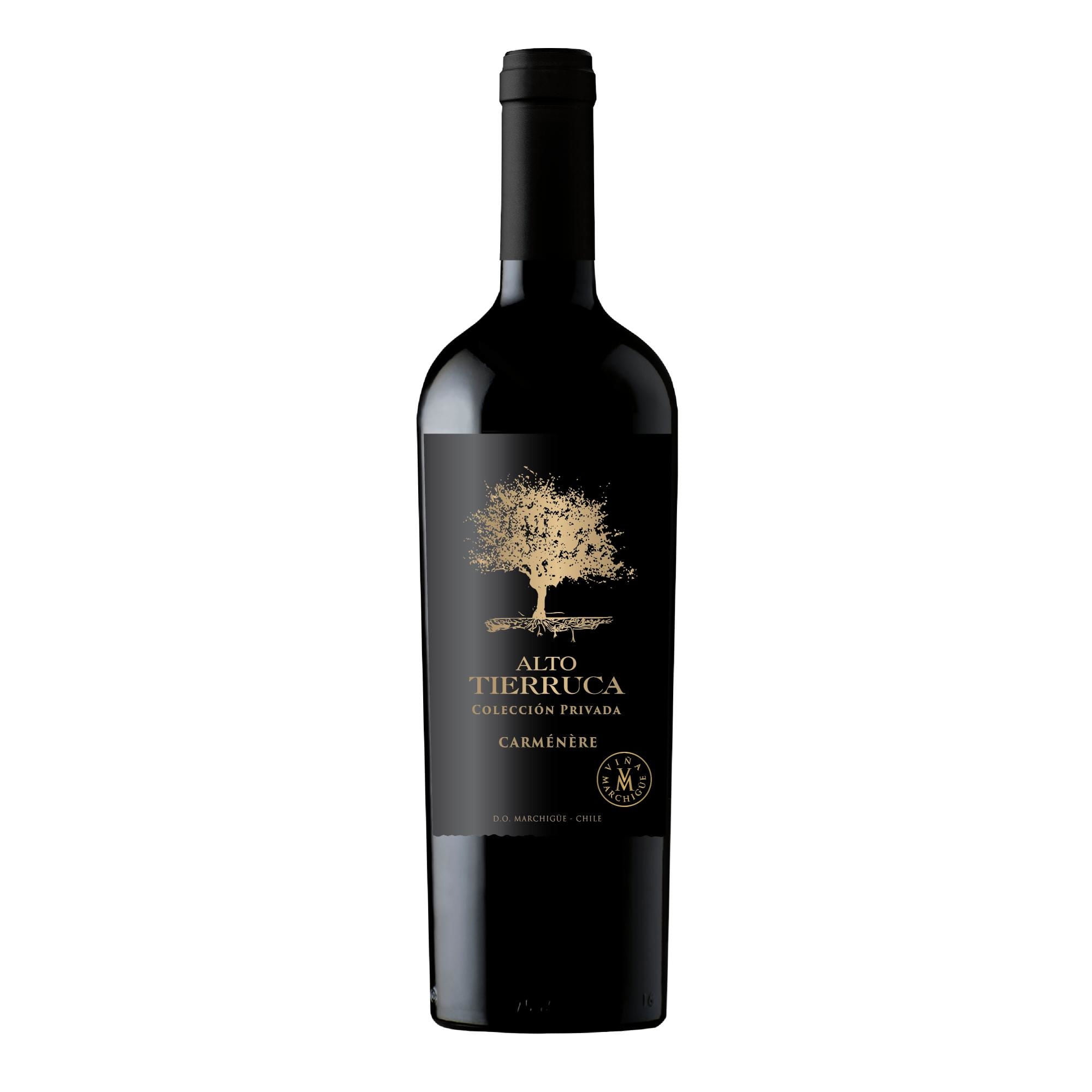 Vino Tinto Carmenere Colección Privada 14° Botella 750 ml Alto Tierruca