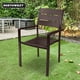 thumbnail image 3 of Silla Terraza Con Brazos Polywood Impermeable Cafe Tamaño Único, 3 of 4