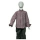 thumbnail image 2 of Camisa Cuadrille Traje Huaso Niño Y Juvenil Rojo Blanco Negro, 2 of 3