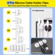 thumbnail image 3 of [Kit de gestión de cables] Organizador de cables Topavatop de 313 piezas, blanco, 3 of 5