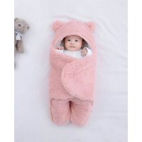 Bebe Sunny - Manta Bebé Frazada De Oso Cobertor Rosado