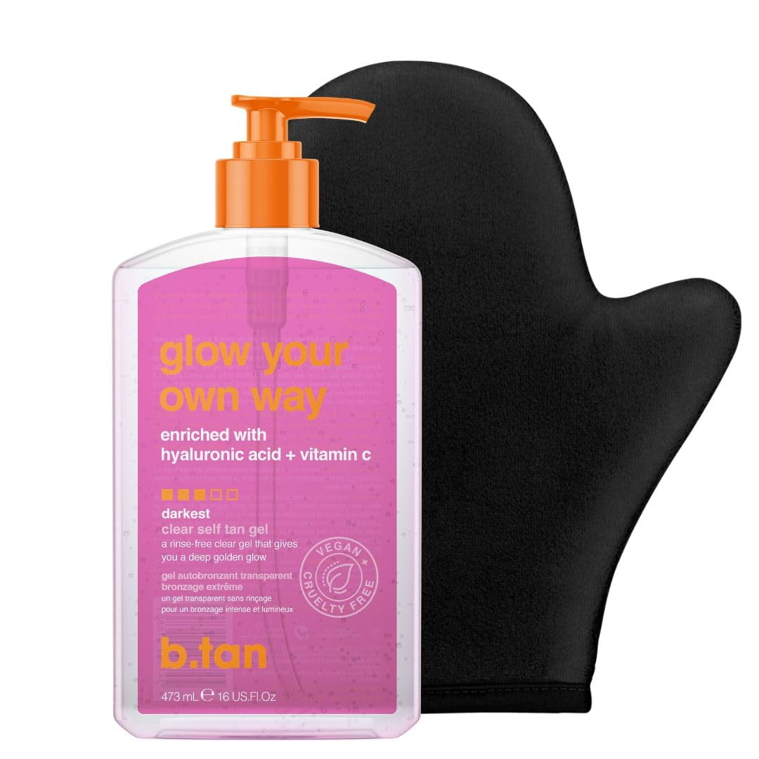Gel Autobronceador B.tan Best Clear Glow Your Own Way, 480 Ml