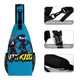 thumbnail image 3 of Niños Ninja Riñonera Bandolera con Estampado Integral para Hombres y Mujeres, Bolso Cruzado Gráfico de Tendencia, Mochila de Hombro Streetwear para Ciclismo y Deportes, Riñonera Versátil Casual, 3 of 6