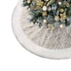 thumbnail image 1 of Faldón Pie De Árbol Navidad 122 cm Blanco con Brillos, 1 of 6