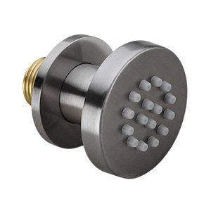 Bothyi - Cabezal De Ducha Cepillado De 2 Pulgadas Rociadores De Ducha De Cuerpo Redondo Para El Hotel De Baño