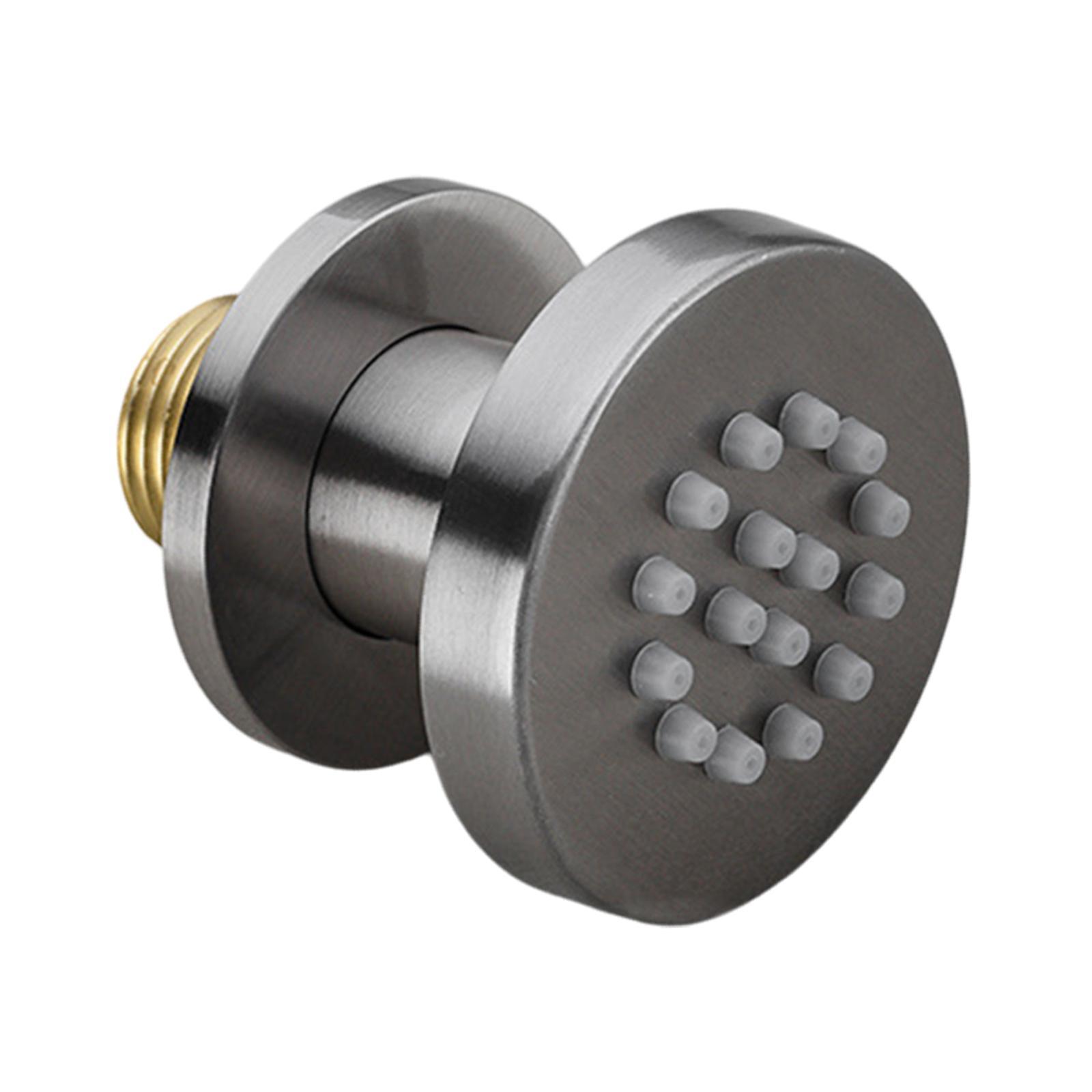 Bothyi - Cabezal De Ducha Cepillado De 2 Pulgadas Rociadores De Ducha De Cuerpo Redondo Para El Hotel De Baño