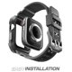 thumbnail image 4 of Correa y funda SUPCASE 38 mm negra para Apple Watch 3, 4 of 6