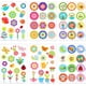 thumbnail image 1 of 12 hojas de pegatinas de flores de primavera, bonitas pegatinas de flores para niños, pegatinas de Pascua, pegatinas de jardín, pegatinas de animales de la naturaleza, decoraciones de fiesta de primav, 1 of 7