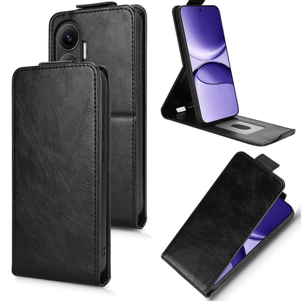 Funda tipo folio para Xiaomi Redmi Turbo 4 Pro 5G con soporte magnético y protección para la cámara Negro