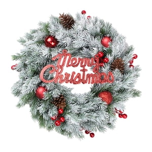 Bothyi - Guirnalda Navideña De Imitación, Decoración Del Hogar, Guirnalda Navideña Para Oficina, Festival, Boda, Estilo A