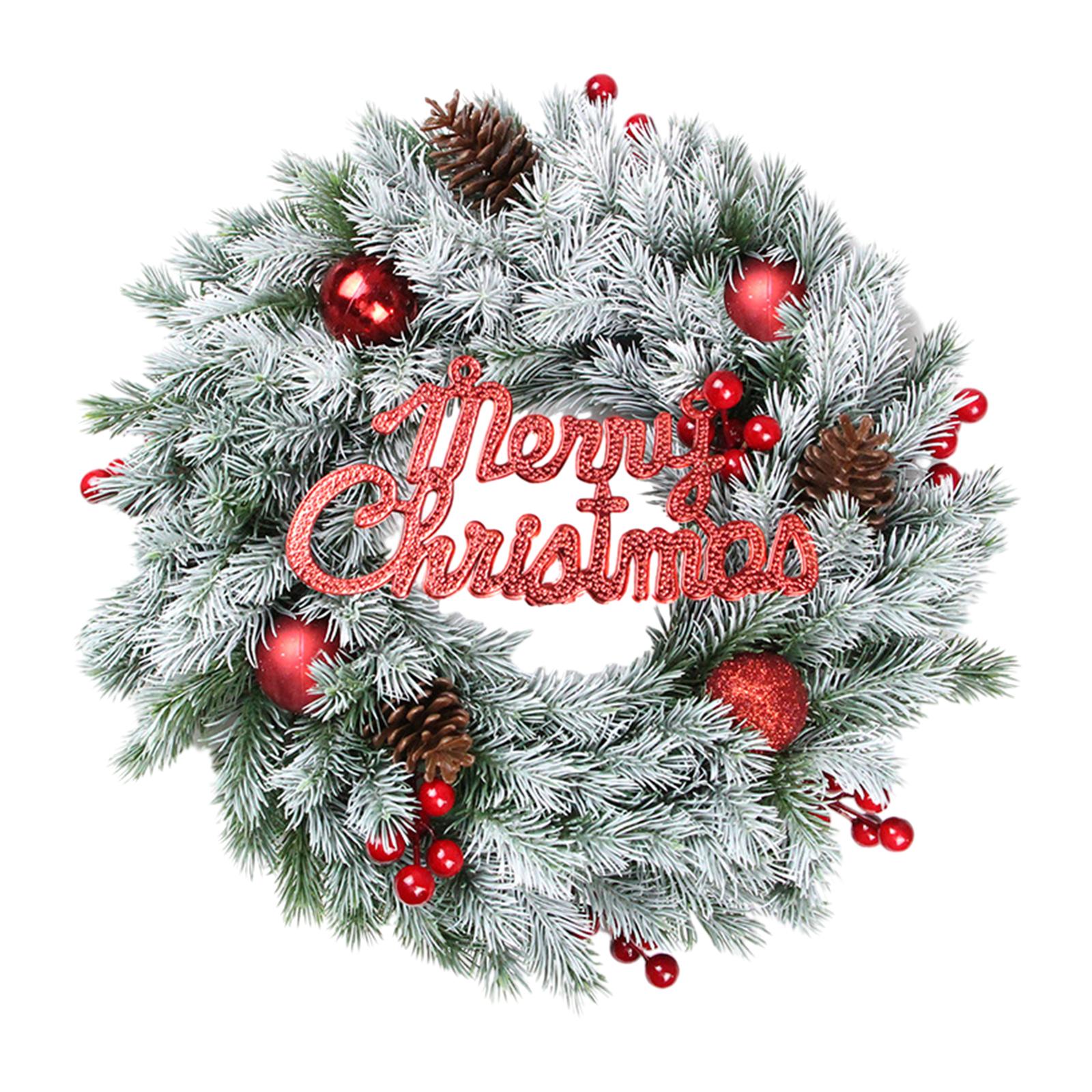 Bothyi - Guirnalda Navideña De Imitación, Decoración Del Hogar, Guirnalda Navideña Para Oficina, Festival, Boda, Estilo A