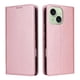thumbnail image 1 of Funda Cartera para iPhone 15 Plus con Ranuras Tarjetas y Soporte - Protección Completa Oro rosa, 1 of 5