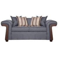 Ruzam Mobel - Sofá 2 Cuerpos Napoles Gris