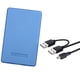 thumbnail image 5 of Discos duros externos portátiles, USB 2.0 2TB Almacenamiento de de seguridad Slim 480MB/S HDD para PC para Gaming Professionals Students Azul, 5 of 5