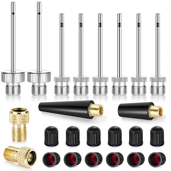 Kit de 8 agujas para bomba de aire veztbiu + adaptadores + tapas