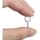 thumbnail image 2 of 100 tornillos de ojo de acero inoxidable de 0,67 pulgadas, tornillos resistentes, tornillos con ganchos de ojo, pernos de ojo, tornillos con ganchos de ojo, 2 of 4
