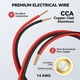 thumbnail image 2 of Cable Wire Ktoyeang 14 AWG 7,6 mm Rojo y Negro 7,6 m 12V/24V, 2 of 7