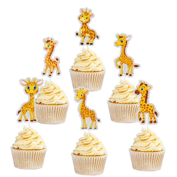 Decoración para cupcakes PHOHUI HAVE A NICE TIME 18 uds jirafa