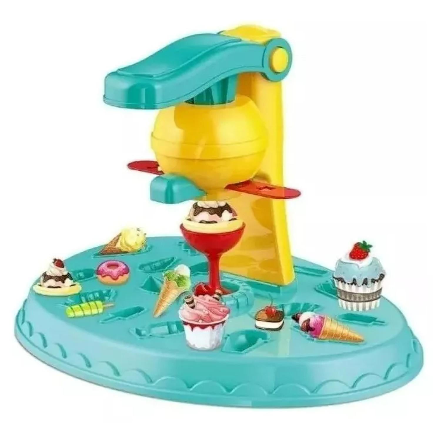 Total E-commerce - Juguete Set Maquina De Helados Con Plasticina 21 Piezas Infnatil