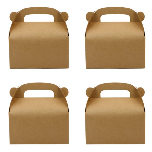 Cajas para golosinas Oletx 24 uds color marrón con asas