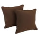 thumbnail image 1 of Almohadas Blazing Needles de sarga de 18 pulgadas, color chocolate (2), 1 of 5