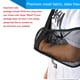 thumbnail image 2 of TODDOBRA Cabestrillo de malla fresca para brazo Inmovilizador médico de hombro Manguito rotatorio Muñeca Codo Soporte para brazo Correa de soporte Ligero Transpirable Simple Negro para brazo roto y fr, 2 of 7
