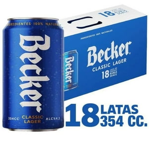 Pack 18 Cervezas Latas 4.5G Becker