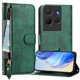 thumbnail image 2 of Funda Billetera Cremallera para TCL 503 con Porta Tarjetas, Soporte y Correa Verde, 2 of 5
