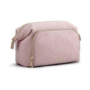 Bagsmart Cosmetiquero Tejido De Viaje Rosado