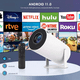 thumbnail image 3 of Proyector Mini Portátil con WiFi y Bluetooth – Smart TV Integrado, Compatible con Netflix Youtube, Instala Apps, Ideal para Cine en Casa o Exteriores, 3 of 9
