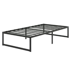 Base De Cama Europea De Acero Negro 105X190 Cm Zen 1,5 Pza - Vincenzi