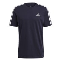 Camiseta Adidas Essentials De 3 Rayas Legend Ink Para Hombre, Talla L