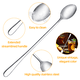 thumbnail image 3 of Cuchara para té helado, café y helado de acero inoxidable de 23 cm (9 pulgadas) de Hiware (juego de 4), 3 of 5
