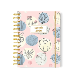 Fati - Agenda 2026 Cactus 2 Días Por Página