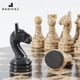 thumbnail image 4 of Figuras de ajedrez Radicaln Marble Black y Coral 9cm King, 4 of 6