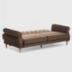 thumbnail image 4 of Sofá Futon 3 Cuerpos Con Capitone Café, 4 of 10