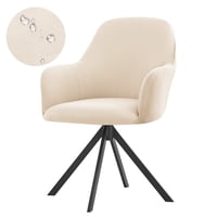 Xusx111 - Sillón Giratorio Accento Silla De Comedor Cubierta Para La Oficina, Estiramiento Mid-Back Silla De Escritorio Sliopcover Ocio Sillón Protector Con Brazos Para La Sala De Estar