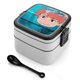 thumbnail image 1 of Ponyo Fiambrera de Doble Capa, Contenedor de Almuerzo Portátil Apilable, Almacenamiento de Alimentos Hermético a Prueba de Fugas, 1000ml, 1 of 6