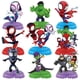 thumbnail image 1 of Centros de mesa TLTSDWQ 9 piezas Spidey con panal para fiesta, 1 of 7