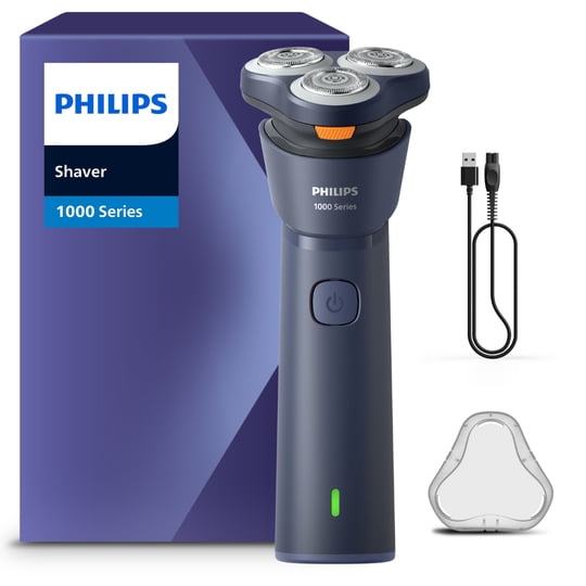 Afeitadora Philips Shaver Serie 1000 S1881/00 Flex-6d Azul