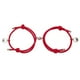 thumbnail image 5 of Par pulseras unisex para parejas cuerda roja con imán, 5 of 6