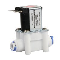 Ioensy - Válvula Solenoide De 1/4"" Cc 24 V, Resistente, Profesional, Fácil De Instalar, Conexión Rápida