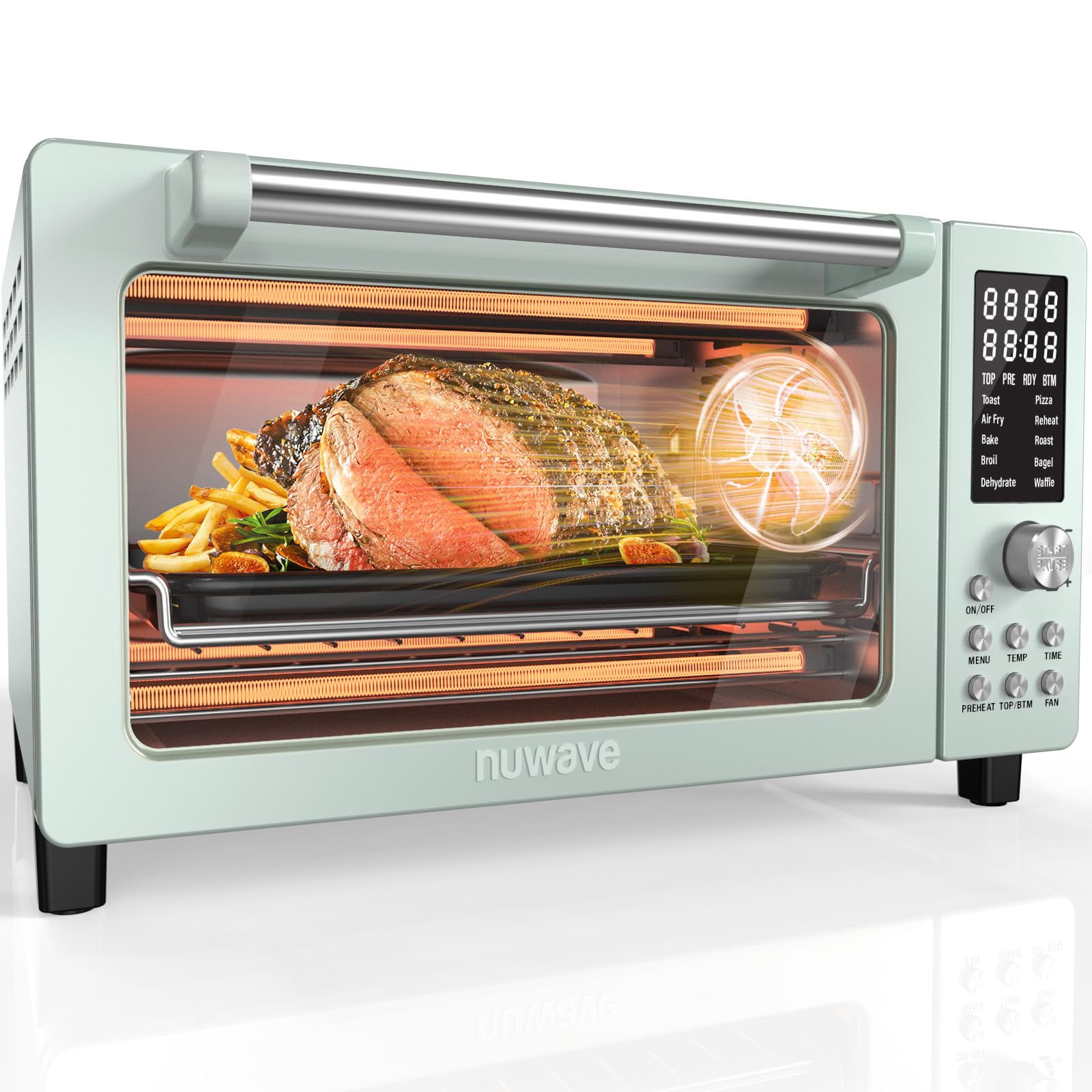 Horno Tostador Con Freidora De Aire Combo Nuwave Bravo Pro 21qt 1800w